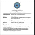 DoD Directive 3000.09