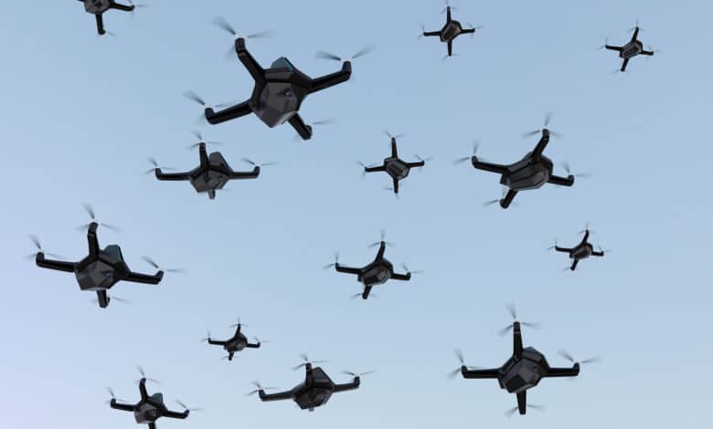 Israel Drone Swarm